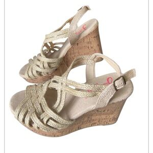 Women’s Jellypop Wedge Sandals, Sz 7.5, Strappy, Summer, Boho